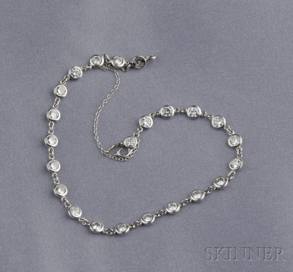 Platinum and Diamond Bracelet, Tiffany & Co., Elsa