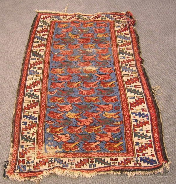 Seichour Rug, Northeast Caucasus, 19th century, 5: Seichour Rug, Northeast Caucasus, 19th century, 5 ft. x 3 ft.