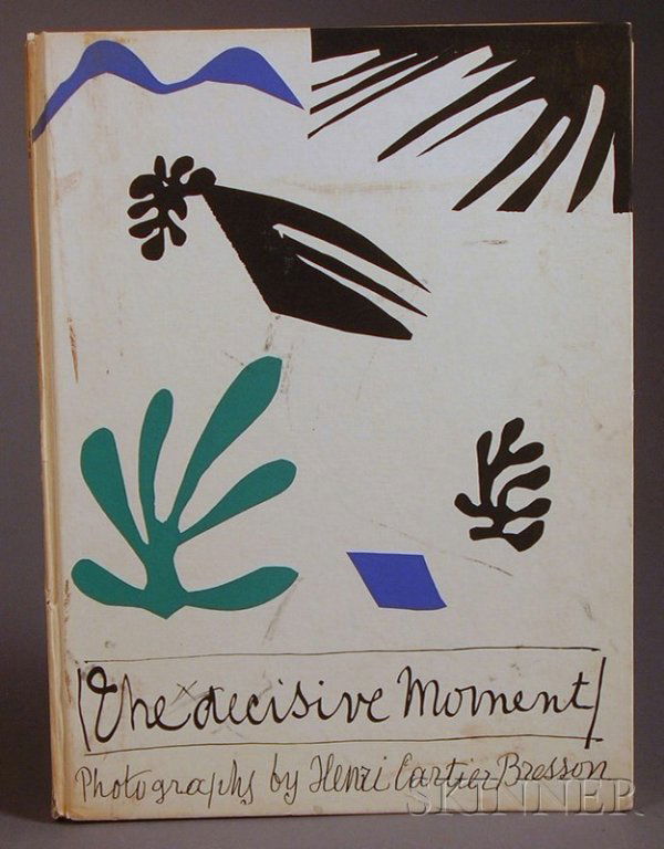 Henri Cartier-Bresson (French, 1908-2004) The Deci: Henri Cartier-Bresson (French, 1908-2004) The Decisive Moment, published by Simon and Schuster, New York, 1952, first edition. Pictorial boards designed by Henri Matisse, containing reproductions o