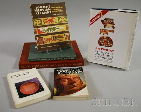 Group of Pre-Columbian Reference Books, including : Group of Pre-Columbian Reference Books, including Spanish language book on Costa Rican and Nicaraguan pottery, Art of Costa Rica from the Arthur M. Sackler Collections, Pre-Columbian sculpture related