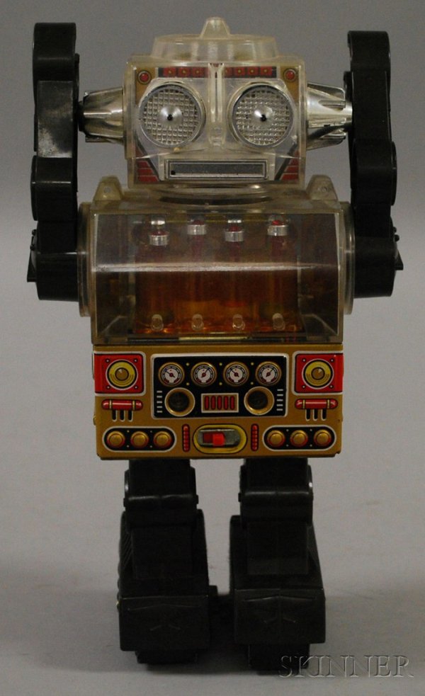 Japanese Robot, battery powered, ht. 10 in.: Japanese Robot, battery powered, ht. 10 in.