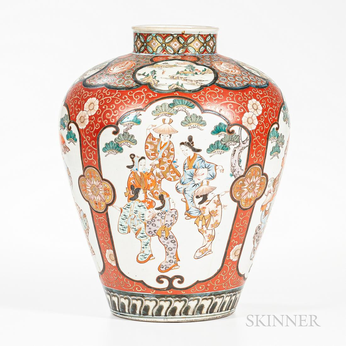 Large Kutani Jar (1 of 8)