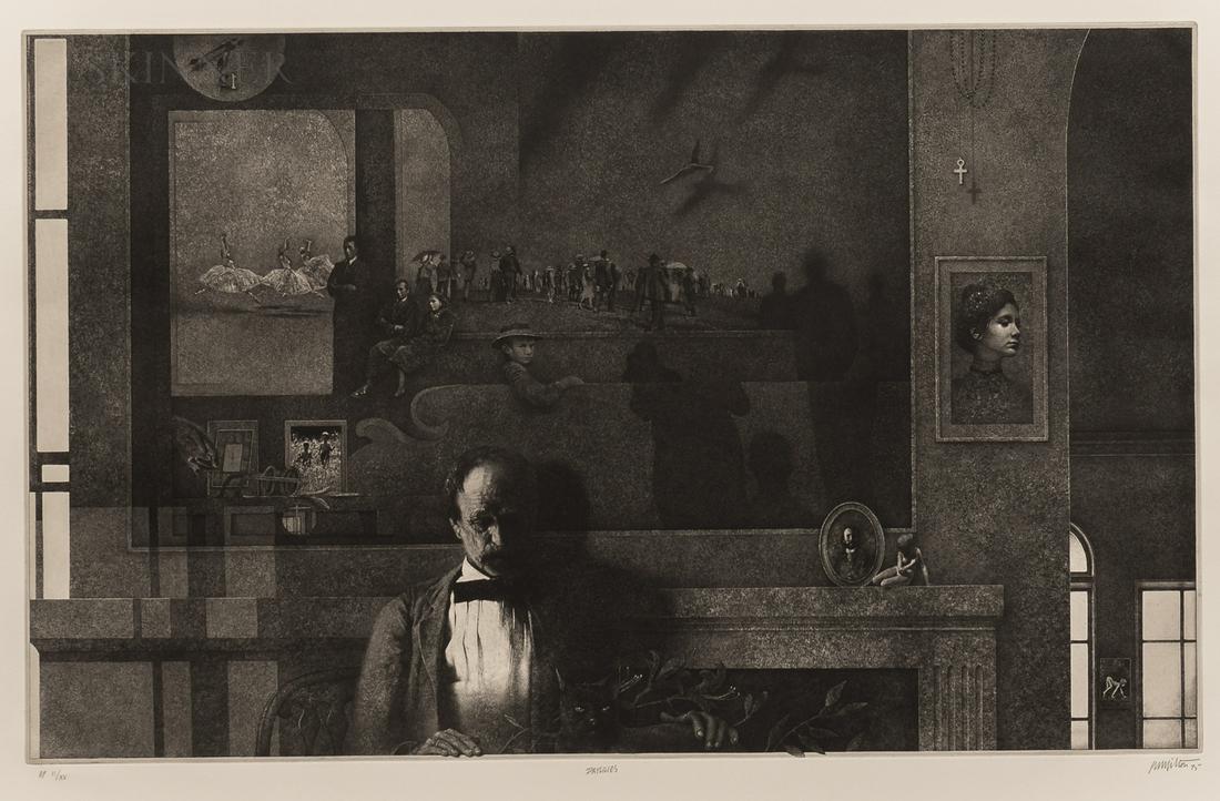 Peter Milton (American, b. 1930): Peter Milton (American, b. 1930) Daylilies, 1975, proof impression. Signed and dated "PWMilton 75" in pencil l.r., numbered "AP II/XV" in pencil l.l., titled in pencil l.c., two dry stam