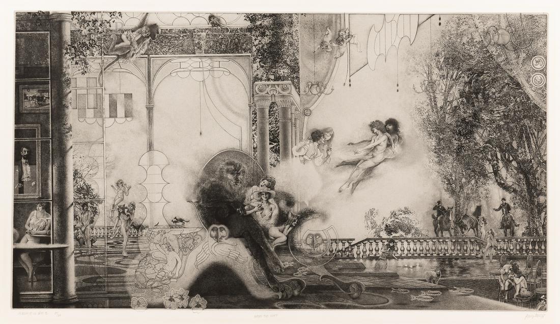 Peter Milton (American, b. 1930): Peter Milton (American, b. 1930) Before the Hunt, from the series Les belles et la b?te II, 1998, edition of 160. Signed and dated "PWMilton 98" in pencil l.r., t