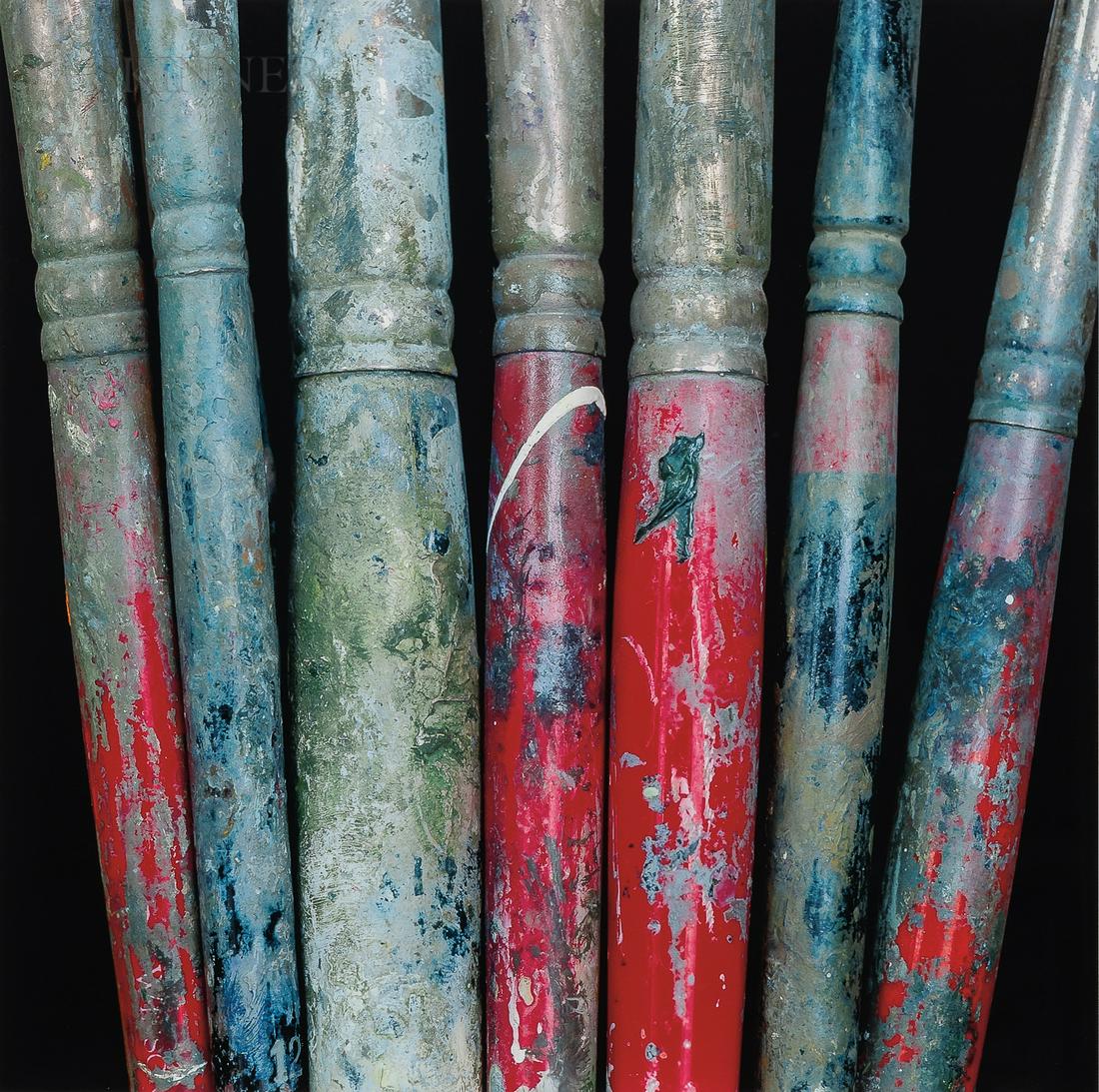 Alison Shaw (American, b. 1954): Alison Shaw (American, b. 1954) Brushes, Anne Packard Studio, Provincetown, 2002. Titled and numbered "6/50" l.l., signed "Alison Shaw" l.r. Inkjet print, image size 21 3/8 x 21 1/2 in.