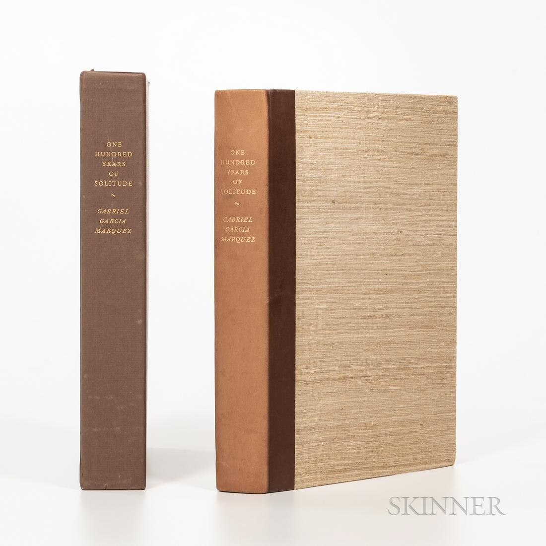 Marquez, Gabriel Garcia (1927-2014), Translated by: Marquez, Gabriel Garcia (1927-2014), Translated by Gregory Rabassa, Illustrated by Rafael Ferrer, One Hundred Years of Solitude. Harper & Rowe, 1970, hardcover with slipcover, number 1533 of 2000 copi