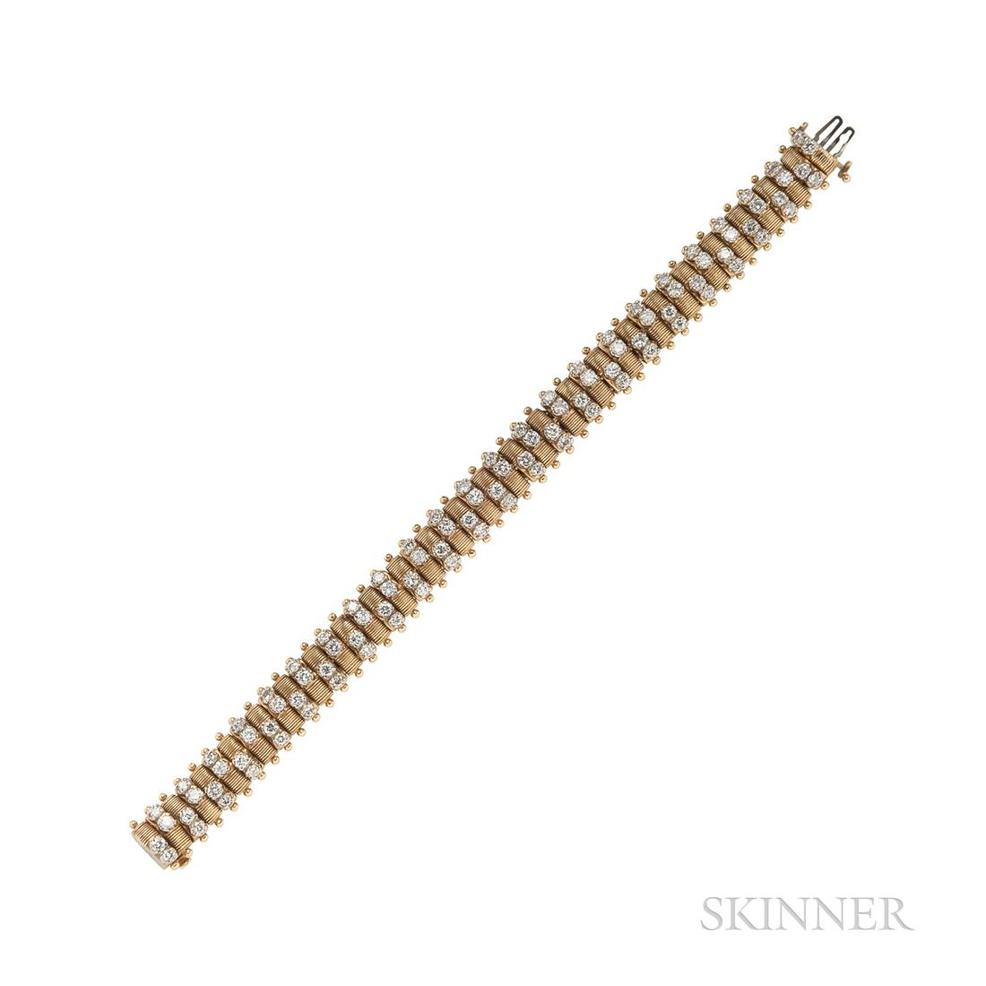Hammerman Bros. 18kt Gold and Diamond Bracelet, set (1 of 1)
