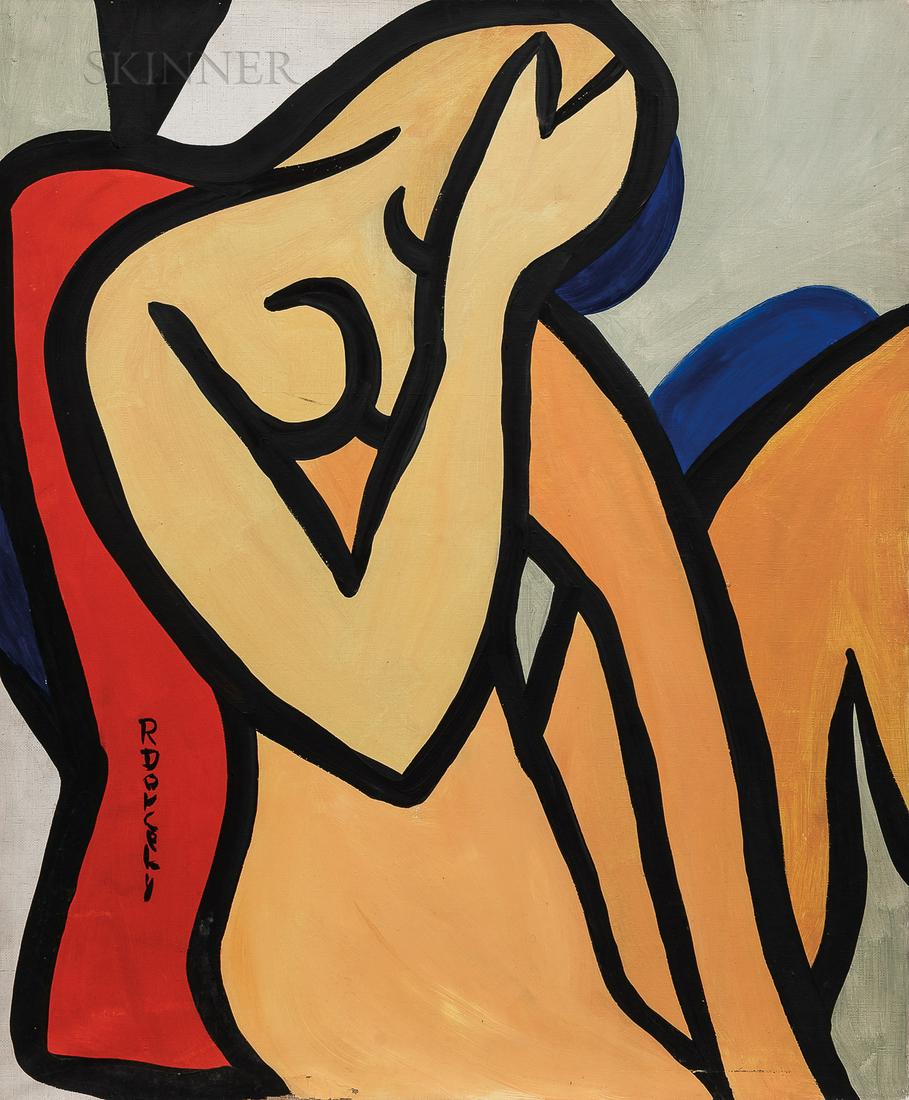 Roland Dorcély (Haitian, 1930-2017), La Toilette, (1 of 2)