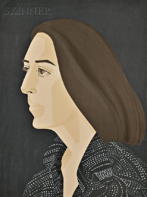 Alex Katz (American, b. 1927) Image fromADA FOUR T: Alex Katz (American, b. 1927) Image fromADA FOUR TIMES, 1979-1980, edition of 120 plus proofs (Maravell 117). Numbered and signed "29/120 Alex Katz" in pencil (within the image) lower left.