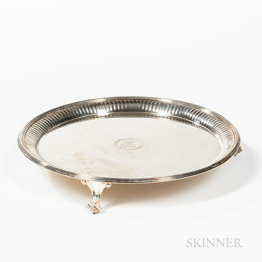 George III Sterling Silver Salver, London, 1811, marked (1 of 1)