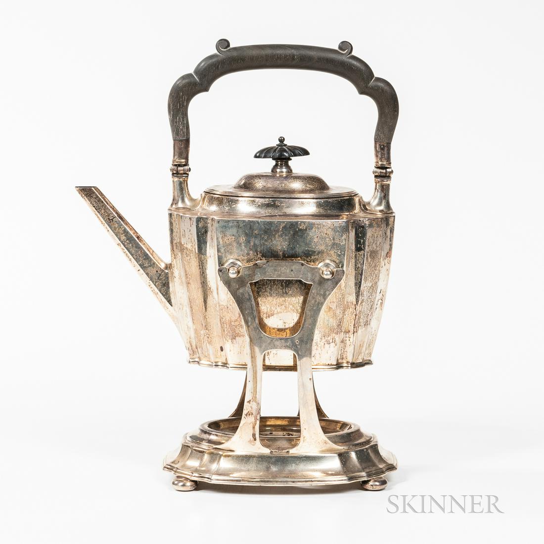 Gorham Sterling Silver Kettle-on-stand, Providence, (1 of 1)