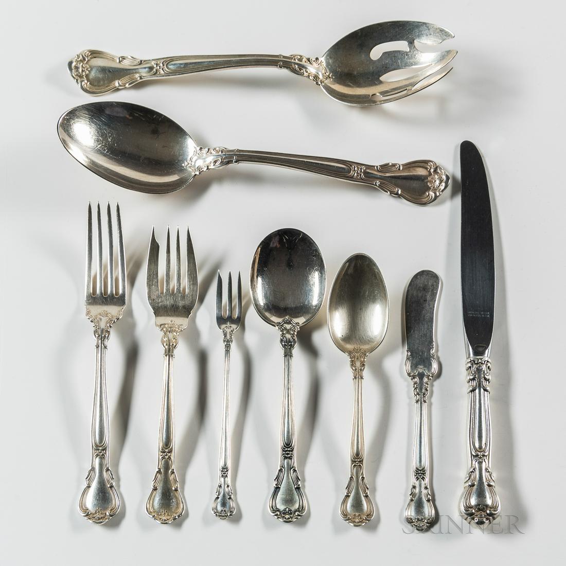 Gorham Sterling Silver Chantilly Pattern Flatware (1 of 1)