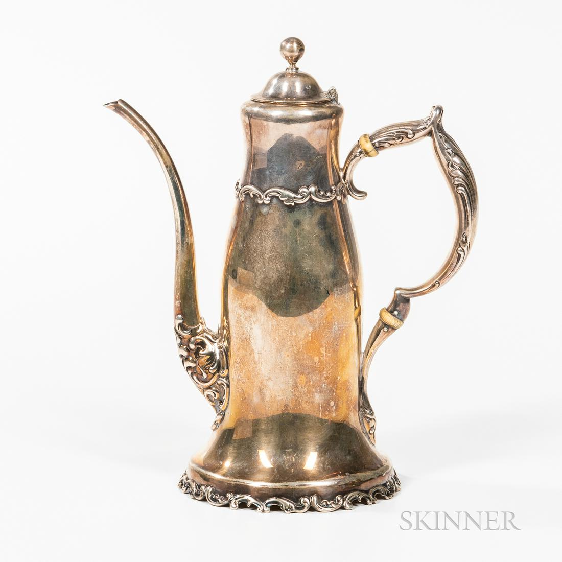 Whiting Manufacturing Co. Sterling Silver Coffeepot, (1 of 1)