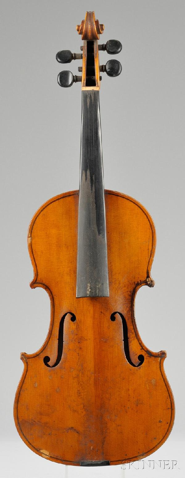 Modern German Violin, Eduard Reichert, Dresden, 19: Modern German Violin, Eduard Reichert, Dresden, 1912, bearing the maker's label, length of back 357 mm.