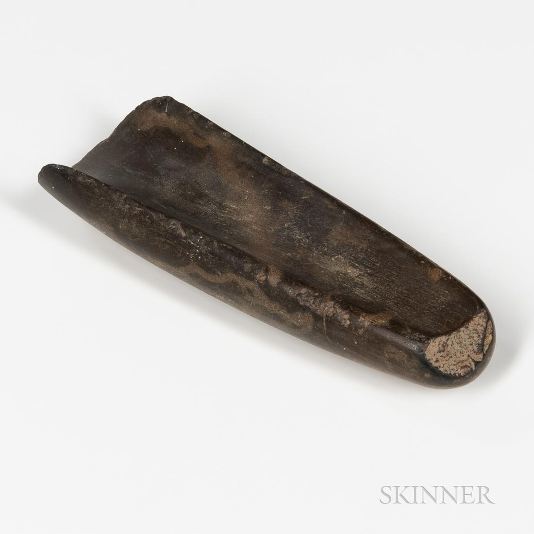 Prehistoric Stone Gouge, North America, the underside - Dec 13, 2021 ...