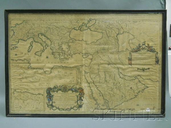 (Turkish Empire and the Mediterranean), Estats de : (Turkish Empire and the Mediterranean), Estats de L'Empire Du Grand Seigneur Des Turcs en Europe, en Asie, et en Afrique divise en touts ses Beglerbeglicz, ou Governements, Nicholas Sanson, [Paris, c.