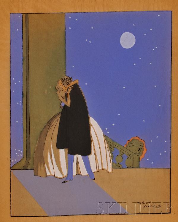 (Art Deco Illustration, Nilsson Editions), Fourtee: (Art Deco Illustration, Nilsson Editions), Fourteen titles by Editions Nilsson, c. 1920-30, illustrated with pochoirs and hand-colored highlights on Japan paper, various illustrators and authors, unif