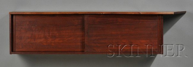 George Nakashima (1905-1990) Free Edge Wall Cabine