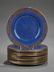 407: Twelve Wedgwood Bone China Powder Blue Service Pla