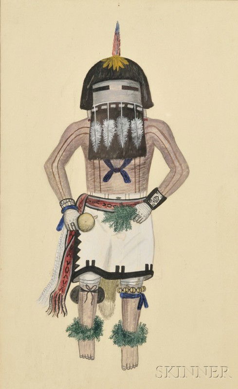 Nineteen Contemporary American Indian Artworks, va: Nineteen Contemporary American Indian Artworks, various mediums and artists, including Woody Crumbo, Kaisa, Yazz, Mars Biggoose, Archie Blackowl, Tyler Polelonema, Al Momaday, and Philip Young, variou