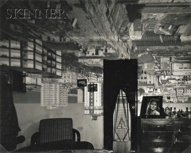 Abelardo Morell (Cuban/American, b. 1948) Camera O: Abelardo Morell (Cuban/American, b. 1948) Camera Obscura: El Vedado, Havana, Looking Northwest, 2002, edition of 30. Signed "ABELARDO MORELL" in pencil on the reverse, titled, dated, and numbered "