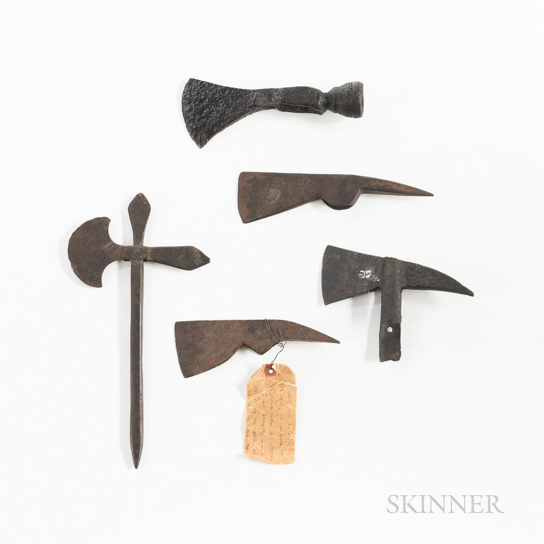 Five Hatchet/ax Heads