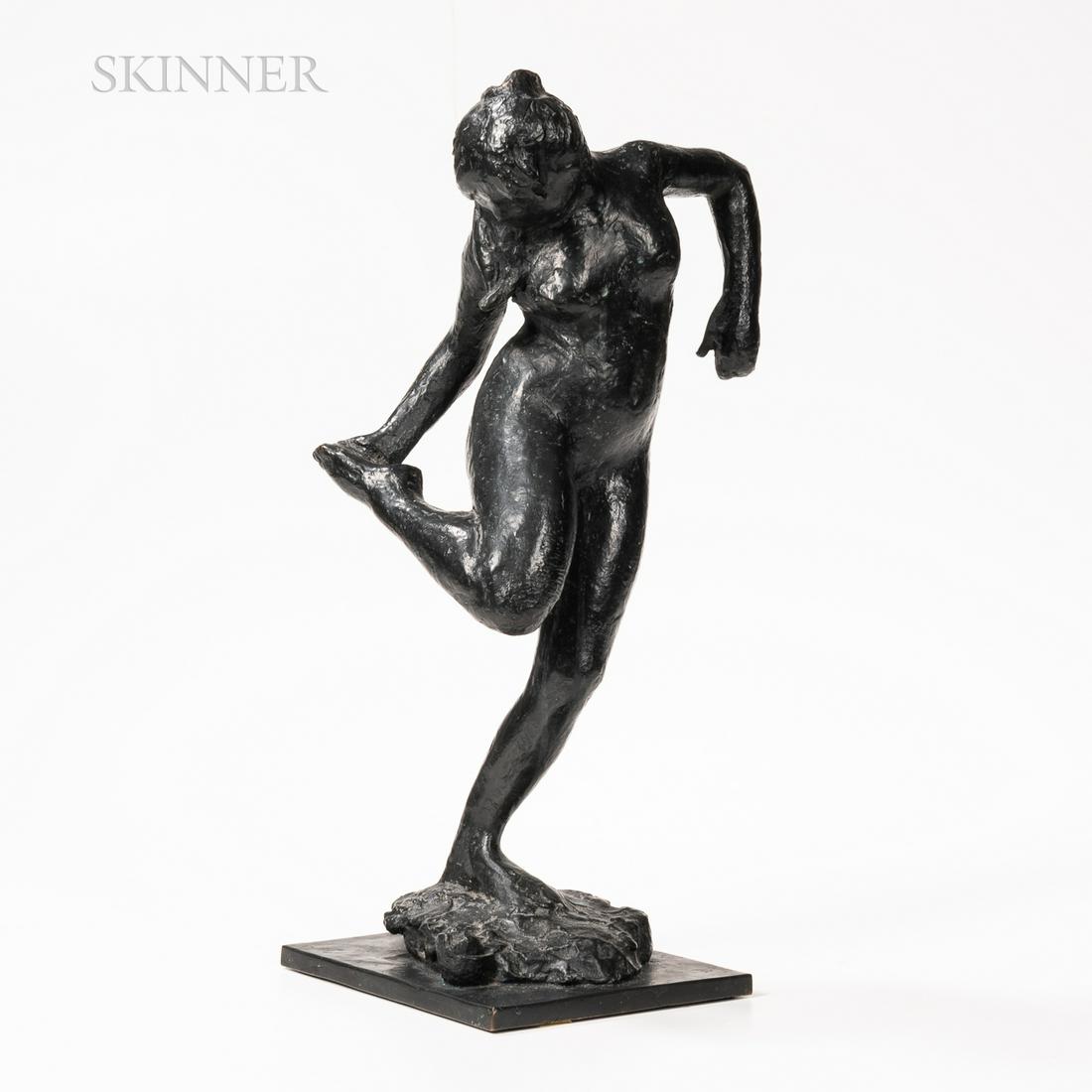 After Edgar Degas (French, 1834-1917), Dancer Looking at Her Right Foot, Stamped "Degas" and with a (1 of 11)