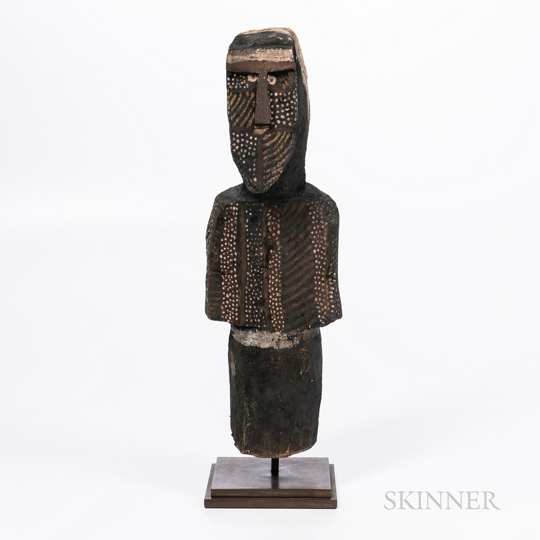 Australian Aboriginal Tiwi Figure, Purukapali figure, attributed to Mani-Luki (Harry Carpenter) (1 of 5)