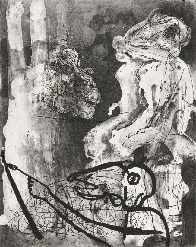 John Walker (British, b. 1939) Image from the PASS: John Walker (British, b. 1939) Image from the PASSING BELLS Portfolio, 1998, edition of 20, published by Tyler Graphics, Mount Kisco, NY. Signed and dated "Walker 98" in pencil l.r.,