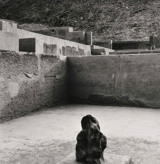 Aaron Siskind (American, 1903-1991) Puruchucco (Pe: Aaron Siskind (American, 1903-1991) Puruchucco (Peru) 16, 1981. Signed "Aaron Siskind" in felt tip l.r., titled and dated "...1981" in felt tip l.l. Gelatin silver print, image size 14 5/8 x 14 1/4 in