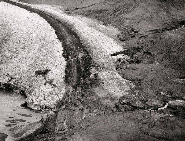 Bradford Washburn (American, 1910-2007) Untitled (: Bradford Washburn (American, 1910-2007) Untitled (Glacial Valley). Signed "Bradford Washburn" in pencil on the reverse. Gelatin silver print, image size 13 3/4 x 18 in. (34.8 x 45.7 cm), unmatted, unf