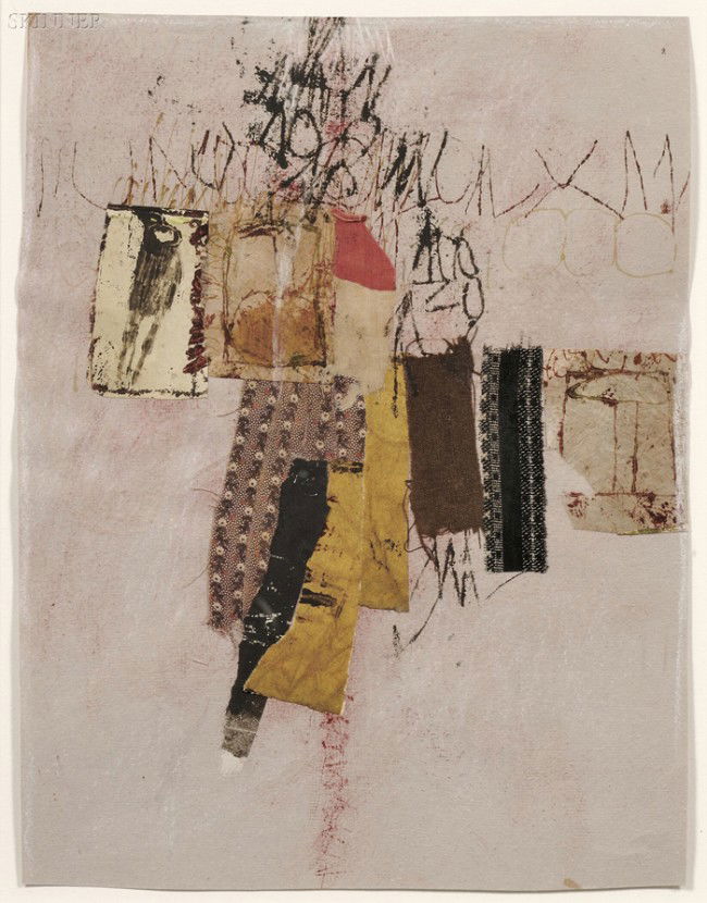 Hannelore Baron (American, 1926-1987) Untitled, 19: Hannelore Baron (American, 1926-1987) Untitled, 1983 Signed and dated "Hannelore/Baron/3/83" on the reverse, identified on a label from Senior & Shopmaker Gallery, New York, on the frame backing.