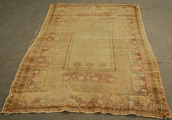 Anatolian Prayer Rug, 19th century, 6 ft. 2 in. x: Anatolian Prayer Rug, 19th century, 6 ft. 2 in. x 4 ft. 4 in.