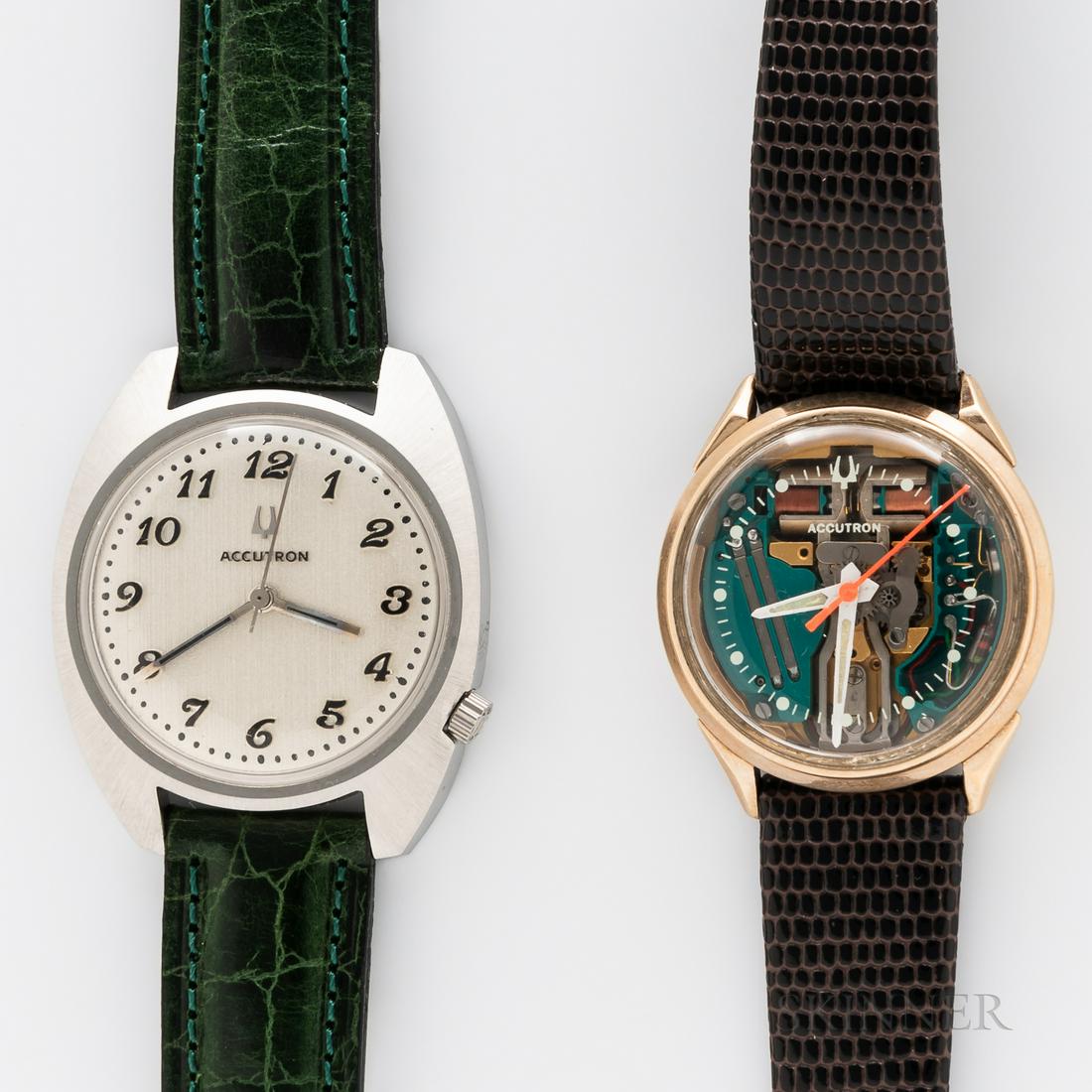 Two Bulova Accutron Wristwatches (1 of 9)