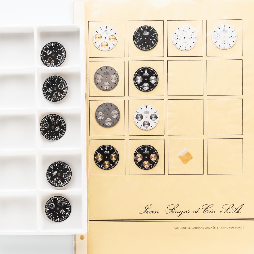 Fifteen Omega Speedmaster Wristwatch Dials (1 of 1)