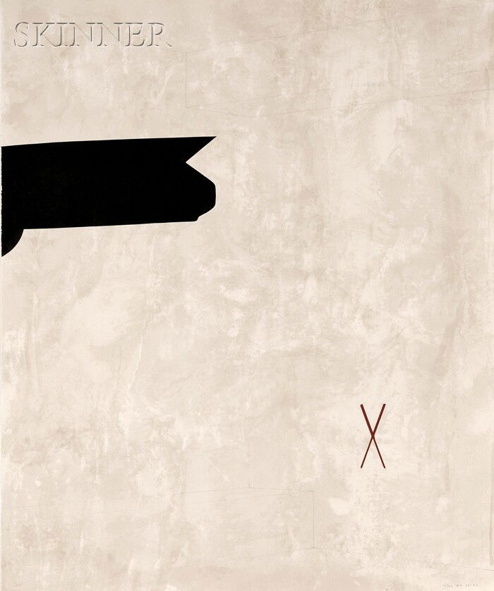 Robert S. Moskowitz (American, b. 1935) Cadillac C: Robert S. Moskowitz (American, b. 1935) Cadillac Chopsticks, 1985-86, edition of 60, published by Vermillion Editions Limited, Minneapolis. Numbered, initialed, and dated "16/60 RM 85-86" in pencil