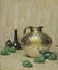 551: Dines Carlsen (American, 1901-1966) Still Life wit