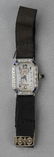 508: Art Deco Platinum and Diamond Wristwatch, the whit