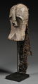 108: Songye/Luba Carved Wood Kifwebe Mask, the stylized