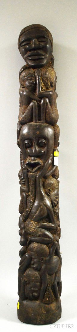 African Carved Ebony Tourist Sculpture.: African Carved Ebony Tourist Sculpture.