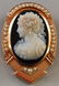 643: Antique 14kt Gold and Seed Pearl-mounted Carved Ca
