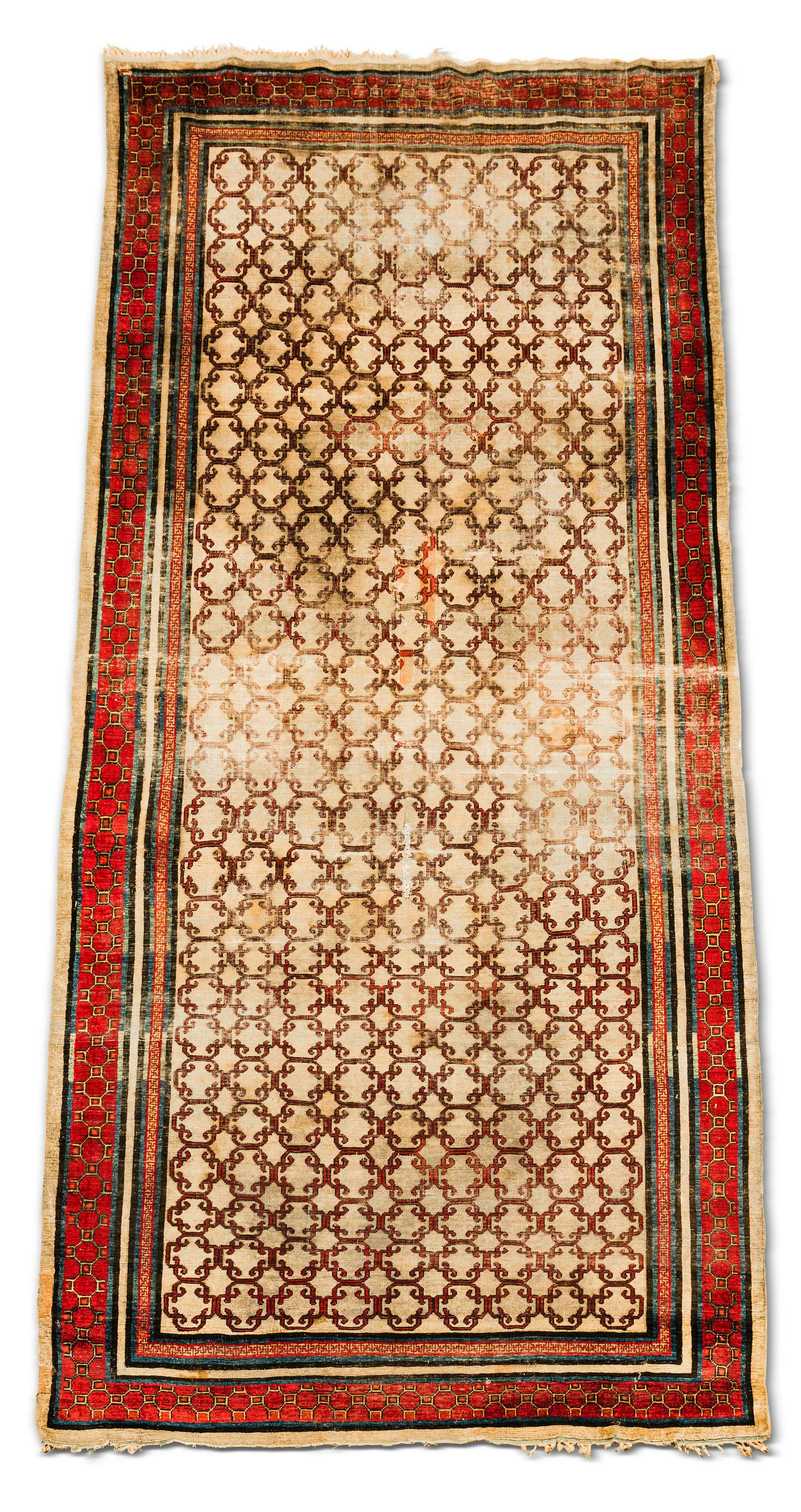 Kashgar Oasis Silk Rug East Turkestan 4 ft. 9 in. x 10 ft. 2 in. (1 of 1)