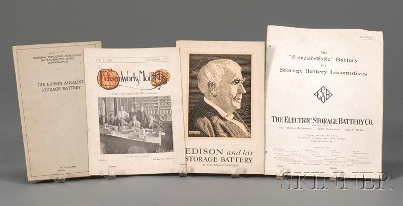 Four Edison-related Publications, Edison Works Mon: Four Edison-related Publications, Edison Works Monthly employees' newsletter, Vol. 1, No. 3, November 1912, with articles on construction of Edison phonographs and educational uses for Edison perforat