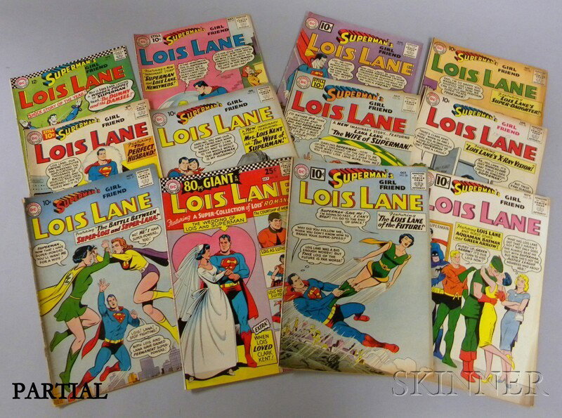 Approximately 100 Silver Age Superman's Girlfriend: Approximately 100 Silver Age Superman's Girlfriend Lois Lane, DC Comics, 1959-1969, issue range no. 11-96, with duplicates.