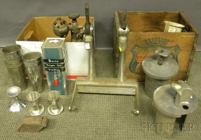 Lot of Coca-Cola and Vintage Soda Fountain Related: Lot of Coca-Cola and Vintage Soda Fountain Related Accessories, Hardware, and Parts.