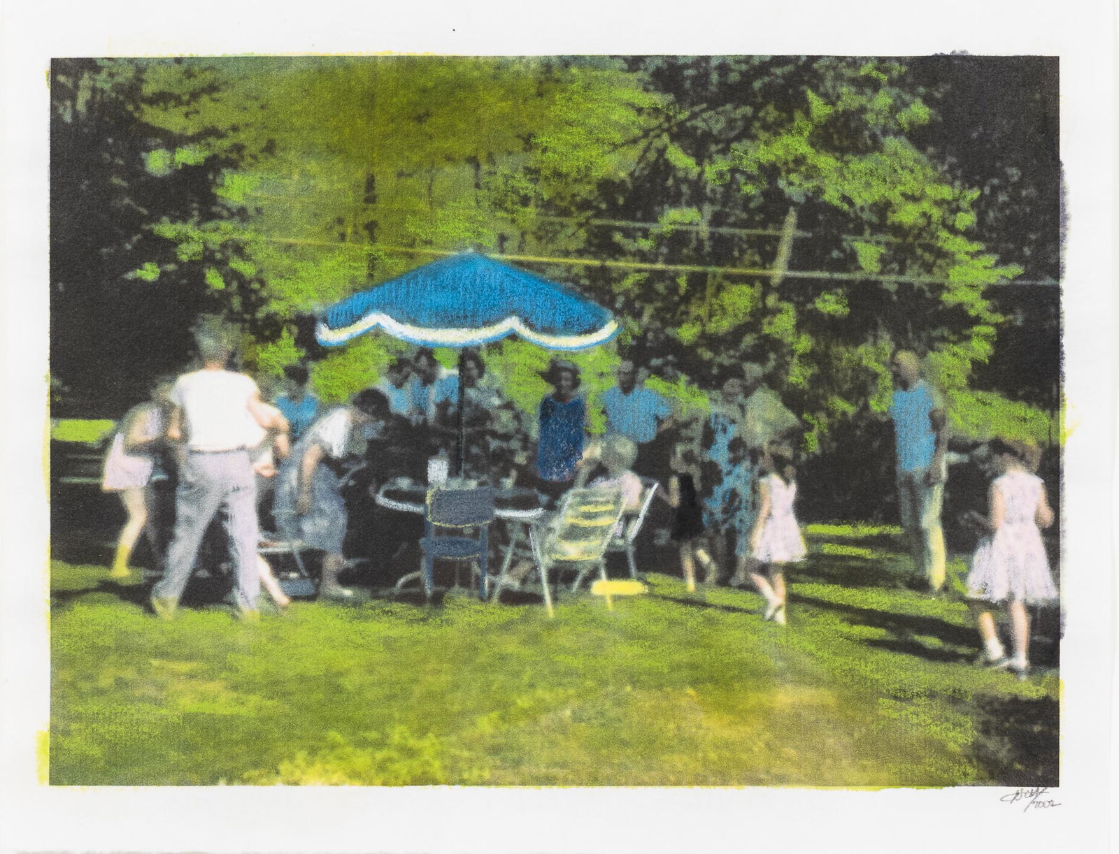 Isca Greenfield-Sanders (American, born 1978) Picnic (framed 9 1/2 x 11 12 in) (1 of 4)