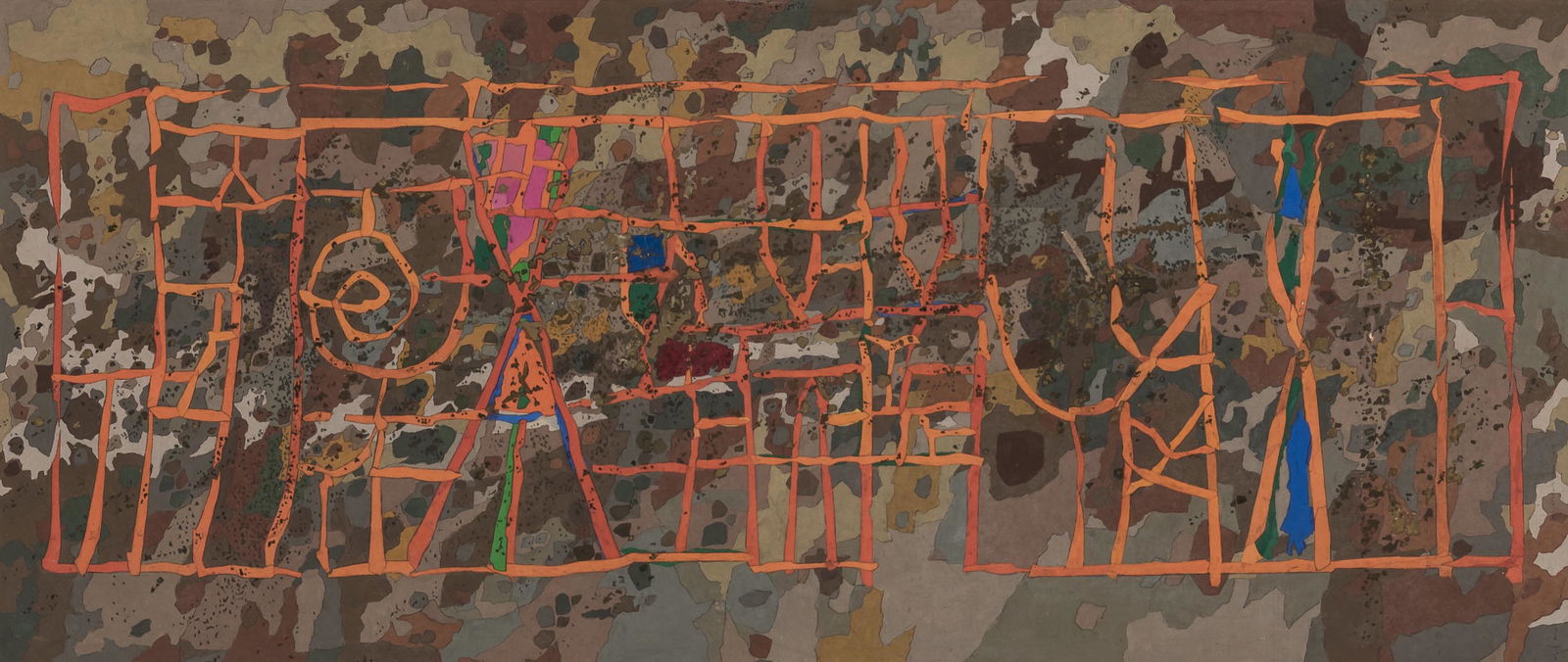 Gyorgy Kepes (Hungarian/American, 1906-2001) Maquette for Mosaic Mural, Sheraton Towers, Chicago... (1 of 3)