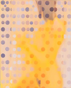 Sebastian Blanck (American, born 1976) Yellow Nude (unframed): Sebastian Blanck (American, born 1976) Yellow Nude signed and dated 'Sebastian Blanck/2004' (on the tacking edge) oil on canvas 20 x 16 in (50.8 x 40.6 cm) unframed