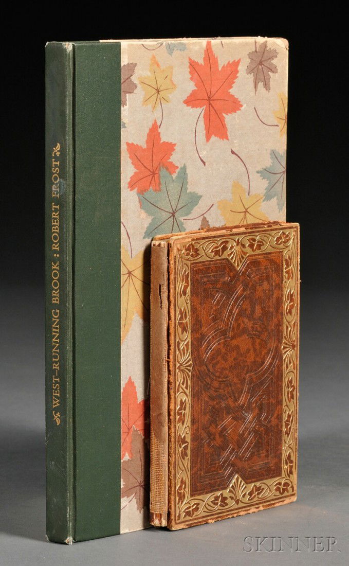 Frost, Robert (1874-1963), West-Running Brook, New: Frost, Robert (1874-1963), West-Running Brook, New York: Henry Holt and Company, [1928], numbered 218 of 1000 copies, signed by Frost, with illustrations tipt in and signed by the artist J.J. Lankes,