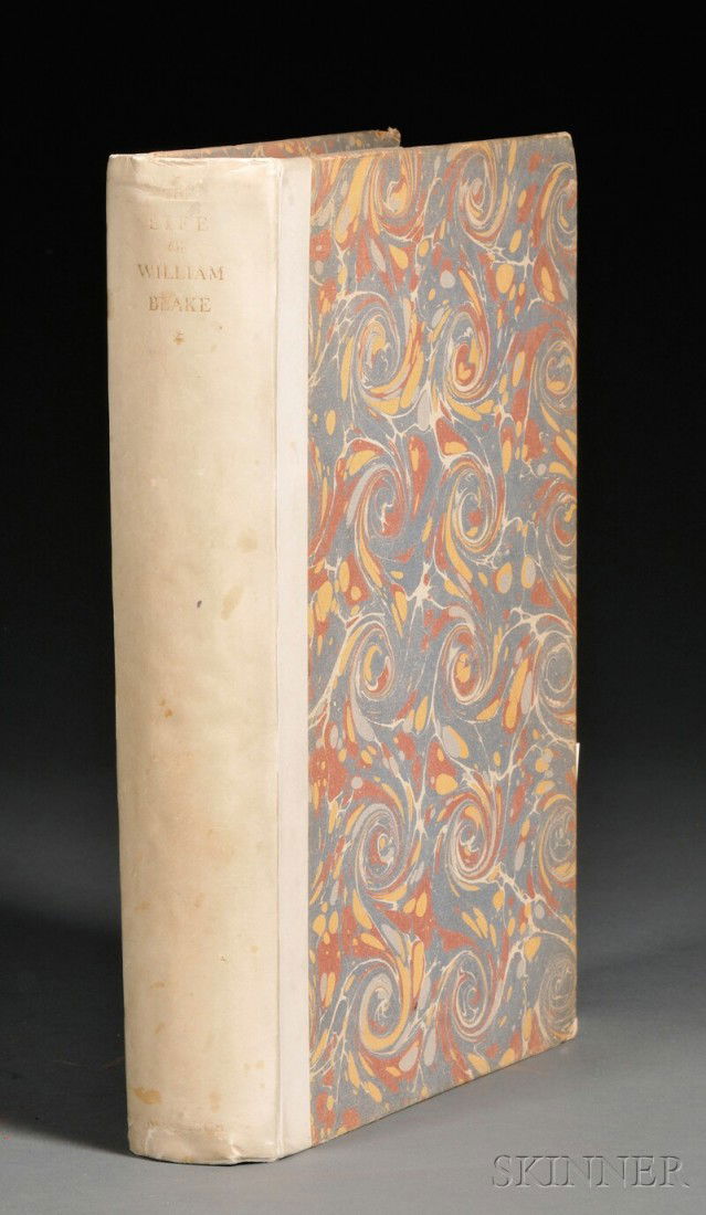 (Nonesuch Press), Blake, William & Wilson, Mona, T: (Nonesuch Press), Blake, William & Wilson, Mona, The Life of William Blake, London: Nonesuch Press, 1927, quarter vellum, number 498 of 1480, folio, (good).